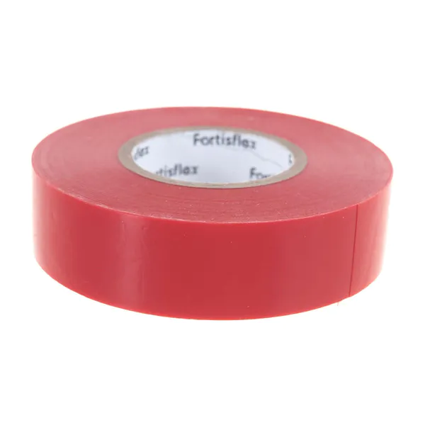 Изолента Fortisflex ПВХ 19*0,15*20 красная 71234