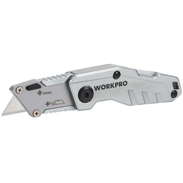 Нож WorkPro cкладной алюминиевый WP211010