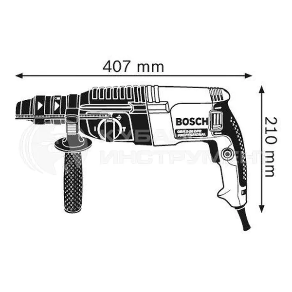 Перфоратор Bosch GBH 2-26 DFR 0611254768