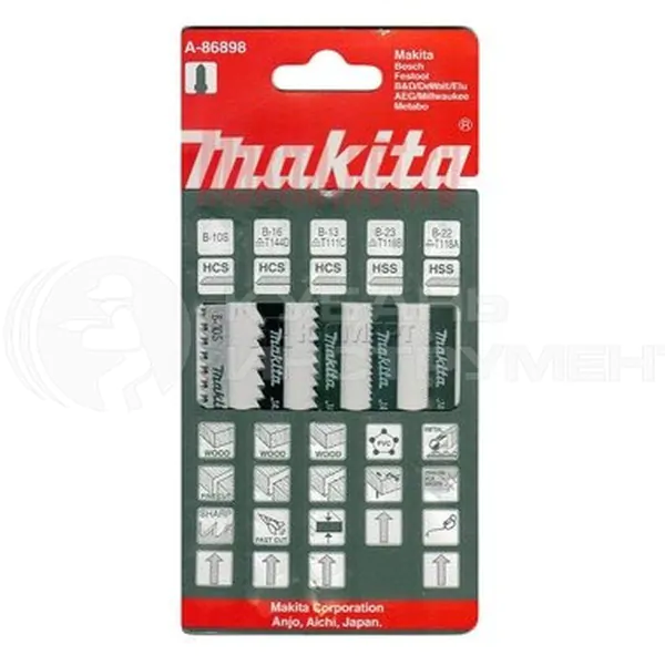 Пилки для лобзика по дереву Makita B-15 50мм А-85678