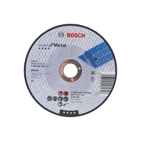 Круг отрезной по металлу Bosch Expert 150*2,5*22,2мм  SLO  2608600382