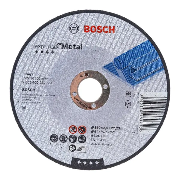 Круг отрезной по металлу Bosch Expert 150*2,5*22,2мм (SLO) 2608600382