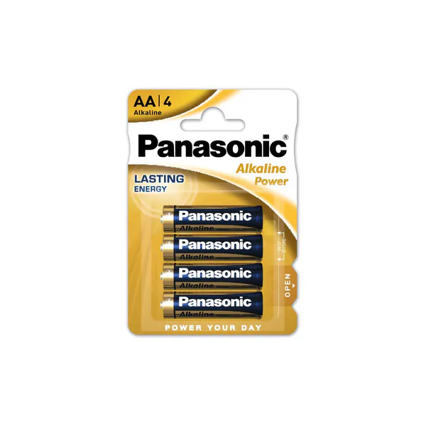 Батарейка Panasonic LR6 4BL Alkaline (4/48/240) 01-00006060