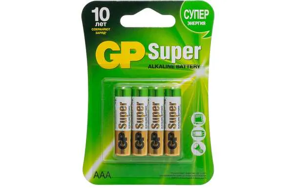 Батарейка GP LR3 4BL Super Alkaline 24A3/1-2CR2 02902