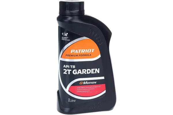 Масло минеральное Patriot G-Motion 2Т Garden 1л 850030300 (подарок)