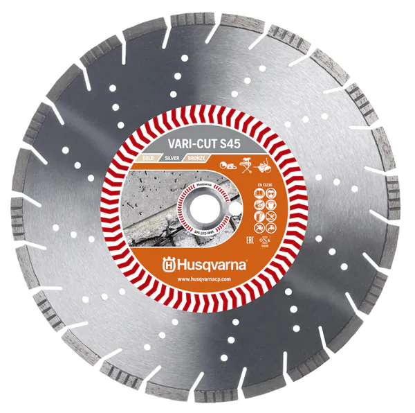 Диск алмазный Husqvarna Vari-Cut S45 400*10*25,4/20 5798174-30