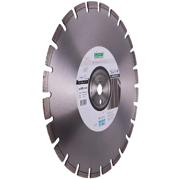 Диск алмазный Distar Bestseler Abrasive 1A1RSS/C1-W 400*3,5/2,5*9*25,4-21 F4 13085129026