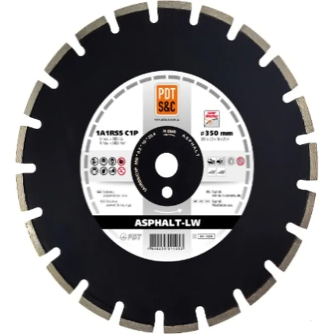 Диск алмазный PDT Asphalt 1A1RSS/C1 400*3,5*10*25,4 71302BASPH