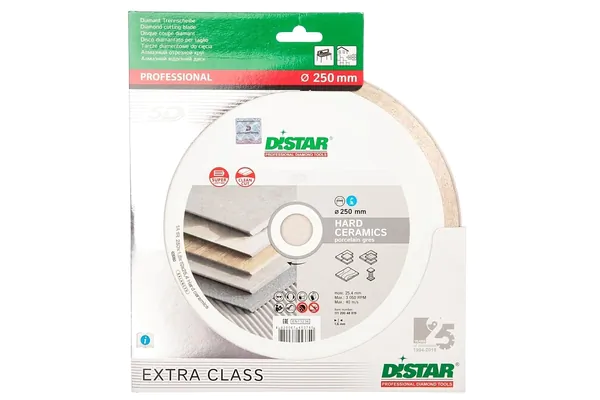 Диск алмазный Distar Hard Ceramics 1A1R 250*1.6*10*25.4 11120048019