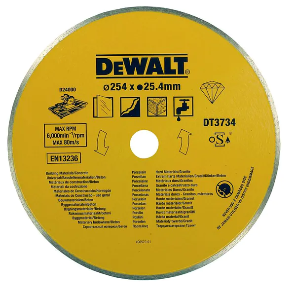 Диск алмазный DeWalt 254*25,4 DT3734-XJ