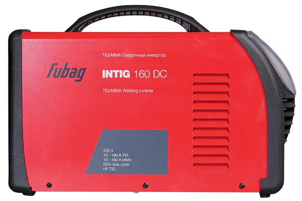 Сварочный аргонодуговой инвертор Fubag INTIG 160 DC (горелка FB TIG 17 5P 4м Up&Down) (68 304) 38 025.1 38 025.2