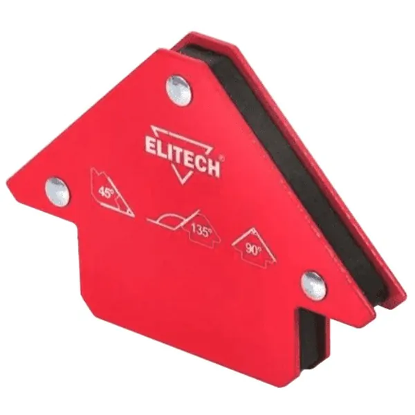 Угольник магнитный Elitech (45/90/135°, 11,5кг усилие) 0606.017300