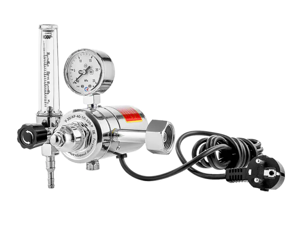 Регулятор расхода газа универсальный Сварог У-30/АР-40-1П-220-Р манометр с поверкой 98002