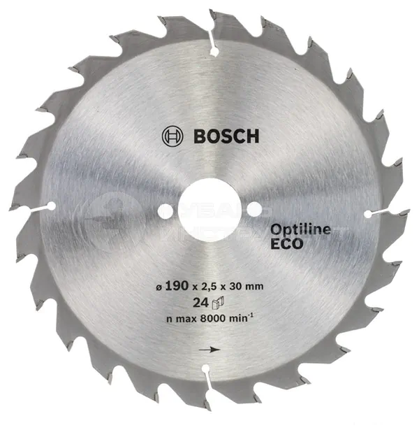 Диск пильный Bosch Optiline ECO 190*30*24 2608641789