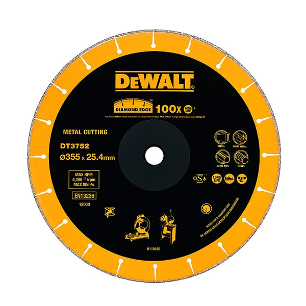 Диск алмазный DeWalt 355*25,4мм DT3752-QZ