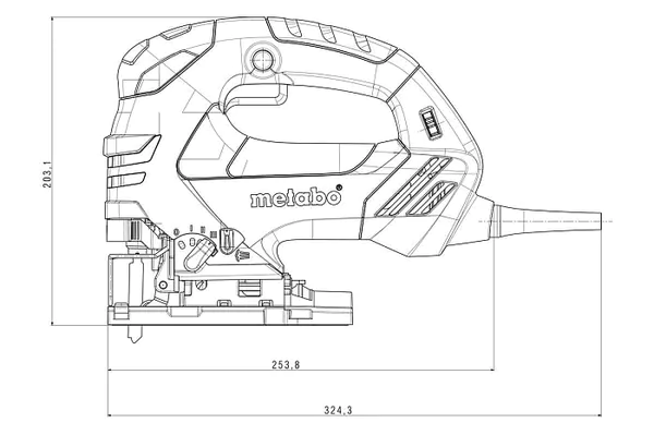 Лобзик Metabo SТEВ 140 Q 601402000