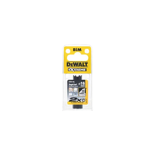 Коронка биметаллическая DeWalt 16*38мм DT8116L-QZ