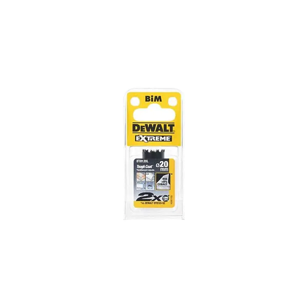 Коронка биметаллическая DeWalt 20*38мм DT8120L-QZ