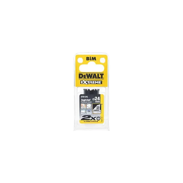 Коронка биметаллическая DeWalt 24*38мм DT8124L-QZ