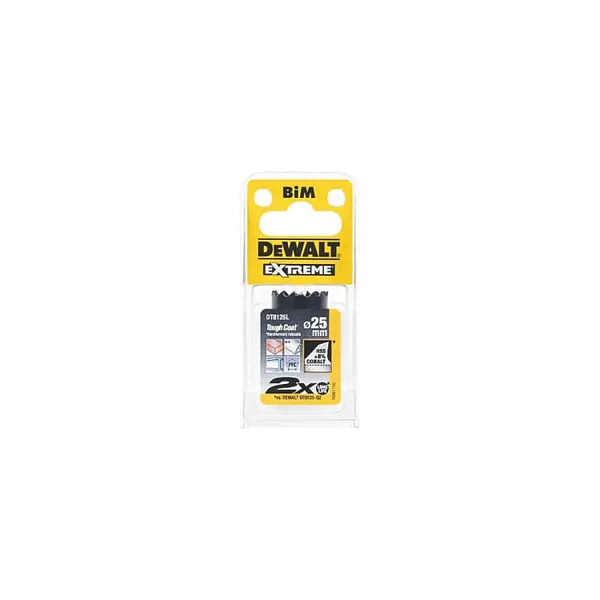 Коронка биметаллическая DeWalt 25*38мм DT8125L-QZ