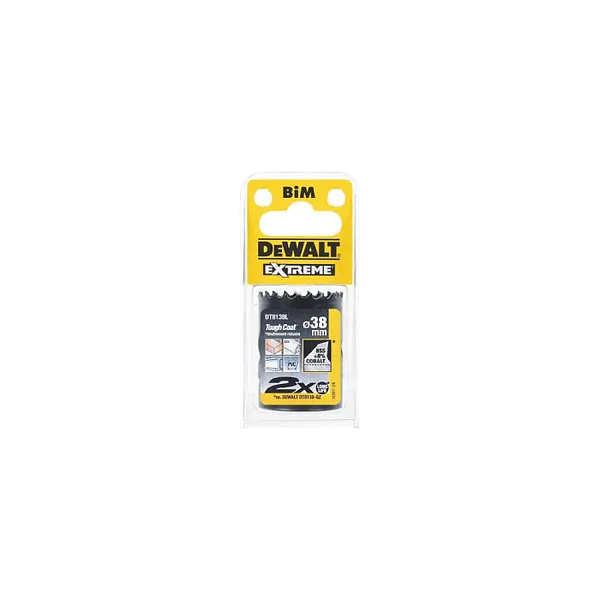 Коронка биметаллическая DeWalt 38*40мм DT8138L-QZ