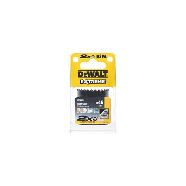 Коронка биметаллическая DeWalt 46*40мм DT8146L-QZ