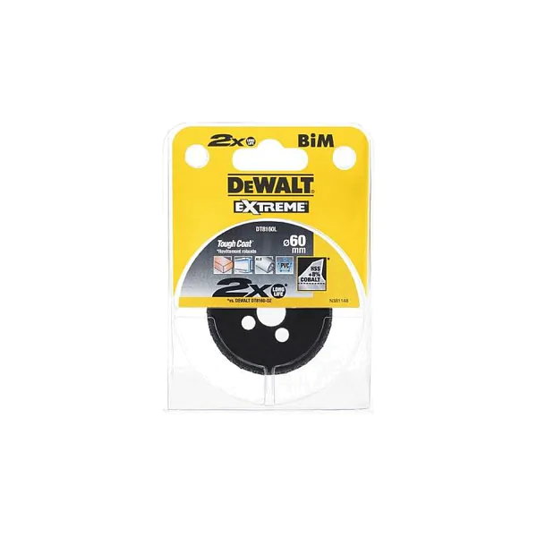 Коронка биметаллическая DeWalt 60*40мм DT8160L-QZ