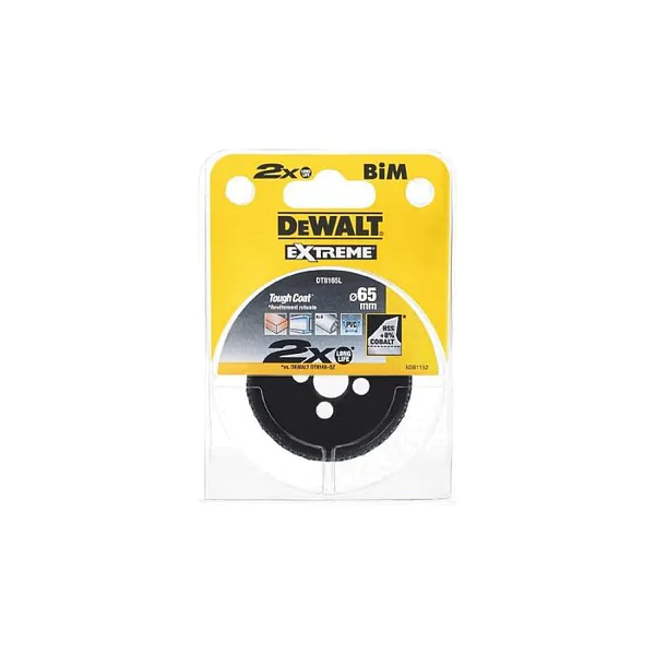 Коронка биметаллическая DeWalt 65*40мм DT8165L-QZ