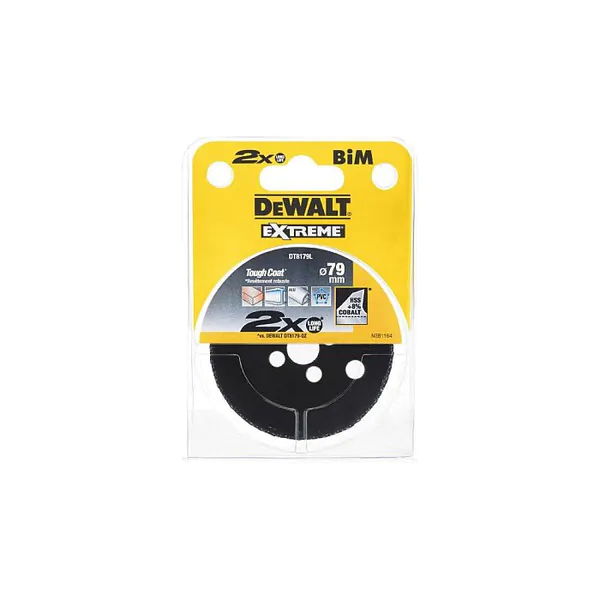 Коронка биметаллическая DeWalt 79*40мм DT8179L-QZ