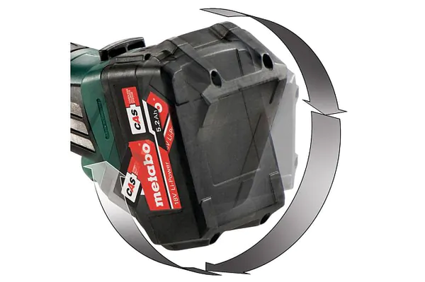 Аккумуляторная угловая шлифовальная машина Metabo W 18 LTX 125  без акб и зу  602174850