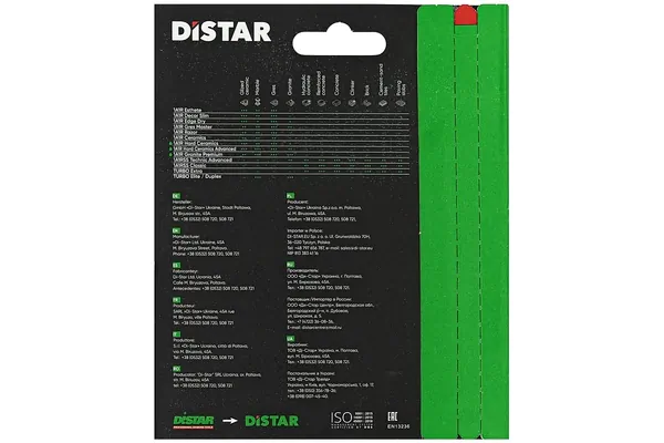 Диск алмазный Distar Technic Advanced 1A1RSS/C3-H 125*2.2/1.4*11*22.23-10 14315347010