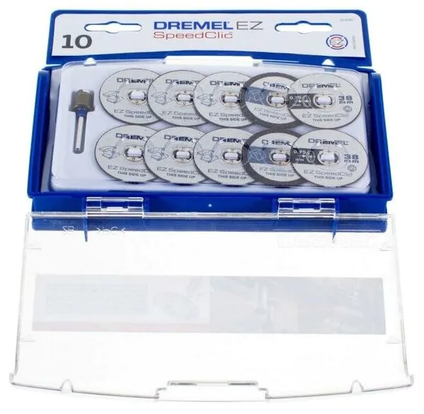 Набор отрезных кругов Dremel SC690 10шт +держатель 2615S690JA