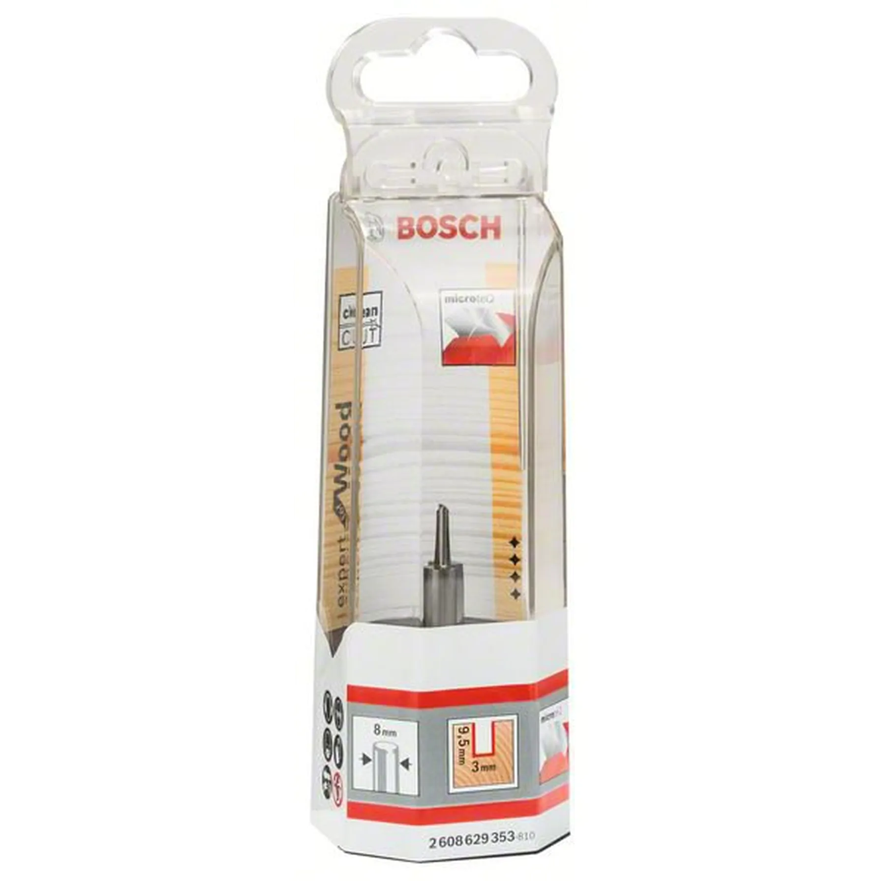 Фреза пазовая Bosch Expert S8/D3/L9,5 2608629353