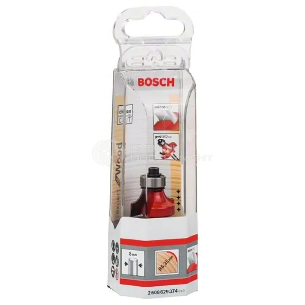 Фреза карнизная Bosch Expert S8/R6,35/D25,4/L12,7 2608629374