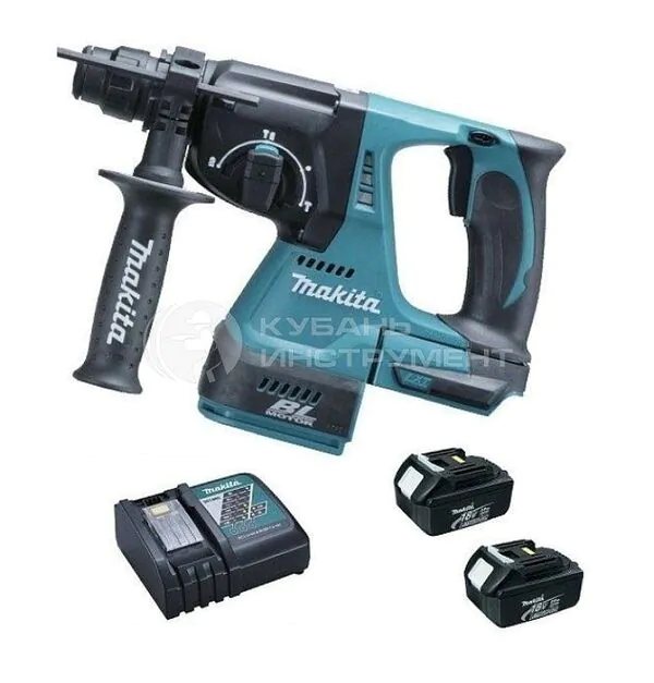 Аккумуляторный перфоратор Makita DHR 242 RFE  2*3 Ач