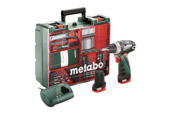 Аккумуляторная дрель-шуруповерт Metabo PowerMaxx BS Basic Set 600080880