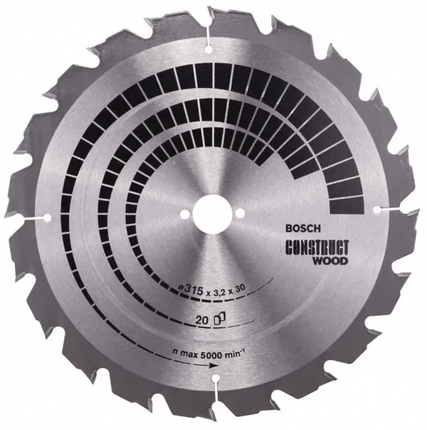 Диск пильный по дереву Bosch Construct 315*30-20 2608640691