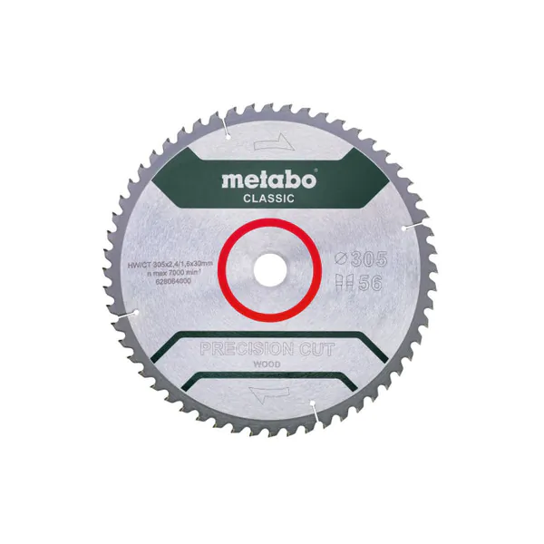 Диск пильный Metabo 305*30 HM 56WZ 5отр 628064000