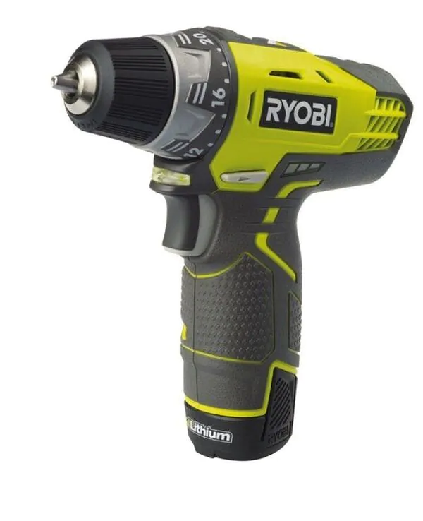 Аккумуляторная дрель-шуруповерт Ryobi R 12DD-LL 13S 3001802