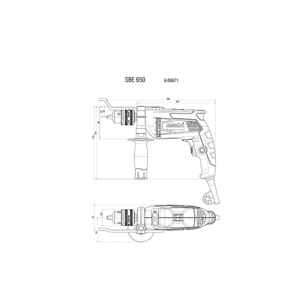 Дрель Metabo SBE 650 600671510