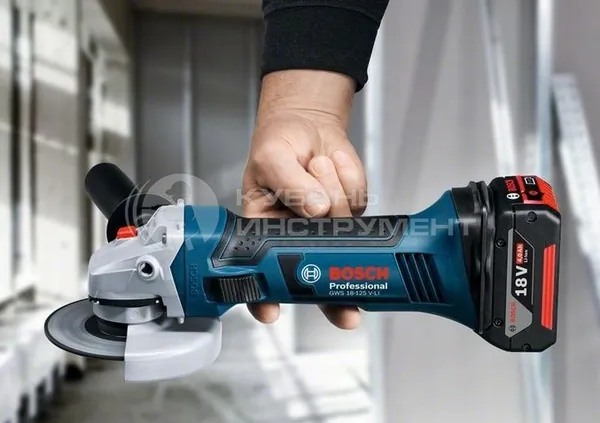 Аккумуляторная угловая шлифовальная машина Bosch GWS 18-125 V-Li 060193A30B