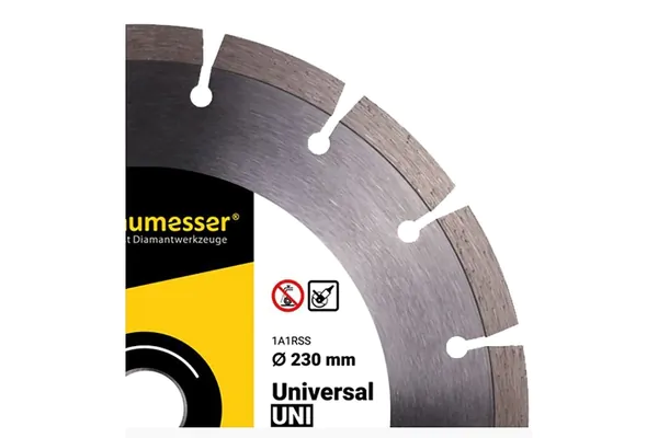 Диск алмазный Baumesser Universal 1A1RSS/C3-H 230*2.4/1.6*10*22.23-16 94315129017