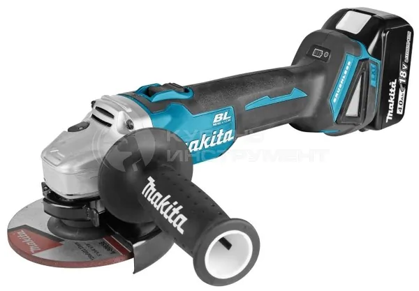 Аккумуляторная угловая шлифовальная машина Makita DGA506RME