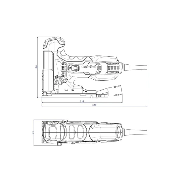 Лобзик Metabo STE 100 Quick, картон 601100000