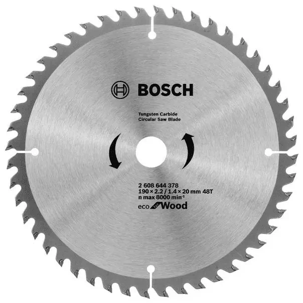 Диск пильный Bosch ECO WO 190*20/16*48T 2608644378