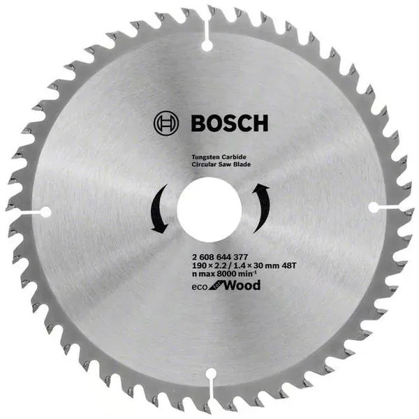 Диск пильный Bosch ECO WO 190*30*48T 2608644377