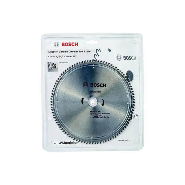 Диск пильный по алюминию Bosch ECO 254*30-96T 2608644395