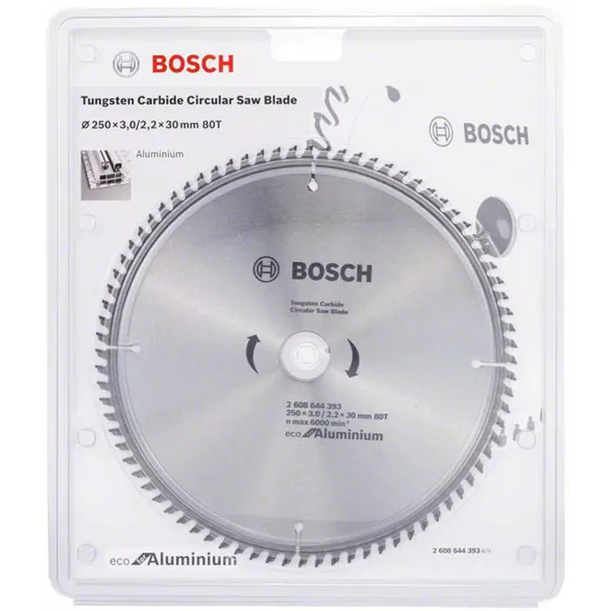 Диск пильный по алюминию Bosch ECO 250*30-80T 2608644393