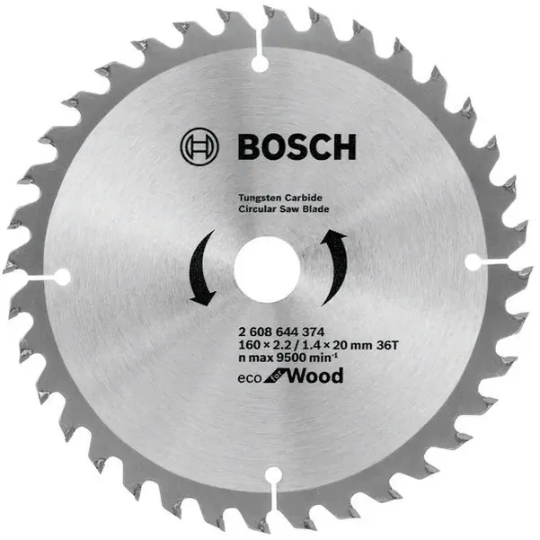 Диск пильный Bosch ECO WO 160*20/16*36T 2608644374