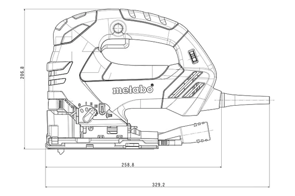 Лобзик Metabo STEB 140 PLUS Quick MetaL 601404700